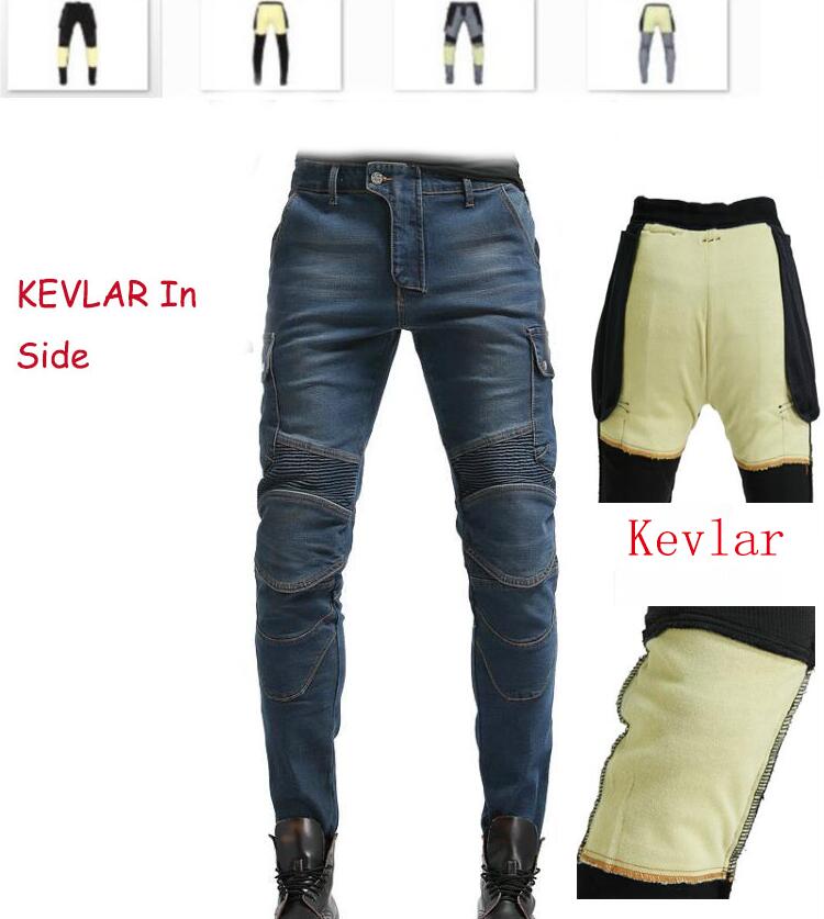 Motorcycle Wearing Gear - Motorcycle Riding Jeans Pants With Protective