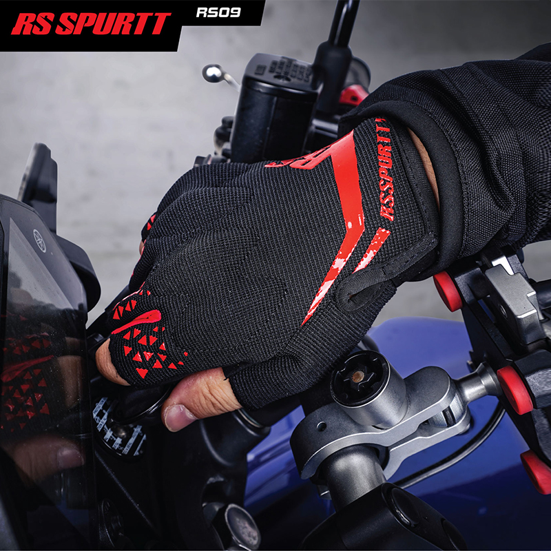 Motorcycle Wearing Gear - RS Half Finger Motorcycle Gloves Summer