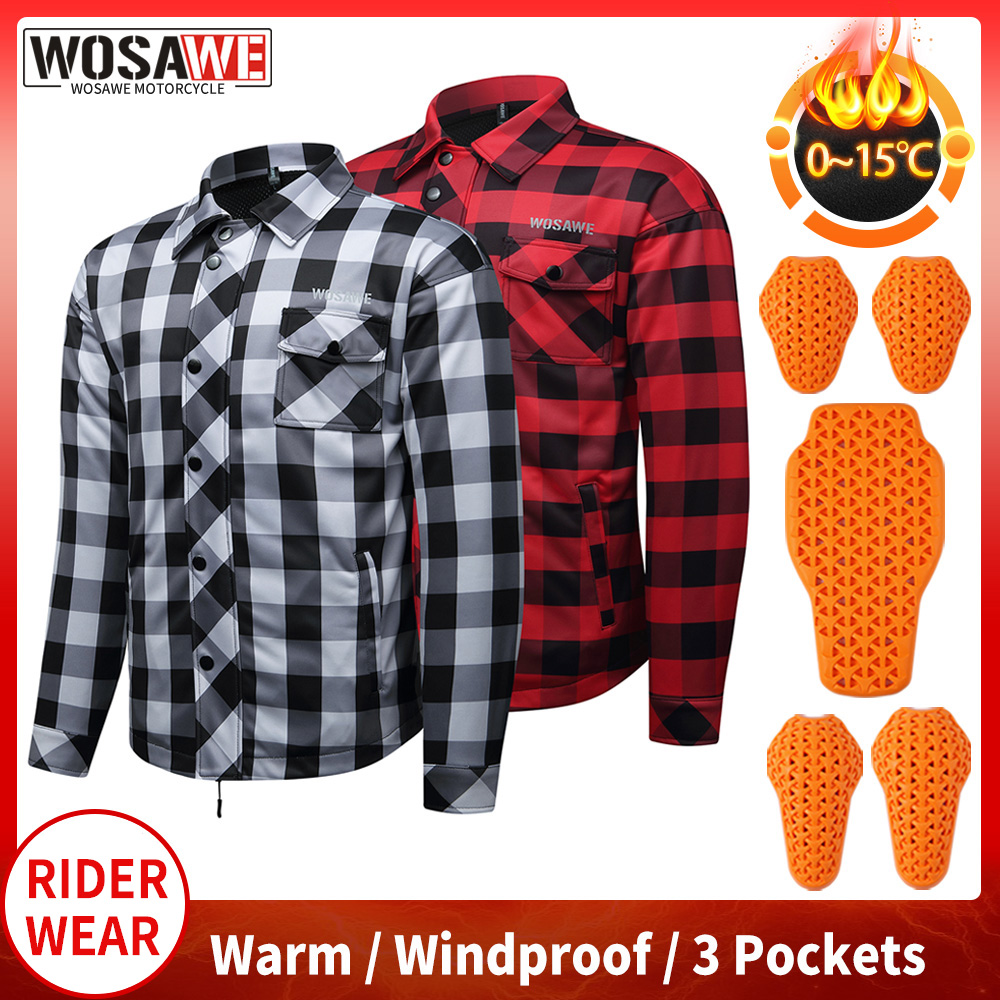 Motorcycle Gear For Winter - WOSAWE Warm Motorcycle Jacket Winter Motocross