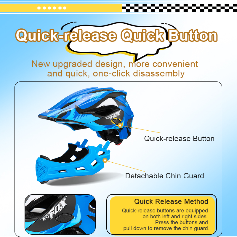 BATFOX Kids Full Face Bike Hel - Motorcycle Gear Kids review and price