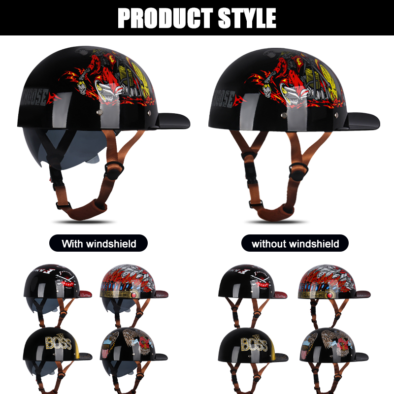 Men's and women's open basebal - Motorcycle Gear Vintage review and price
