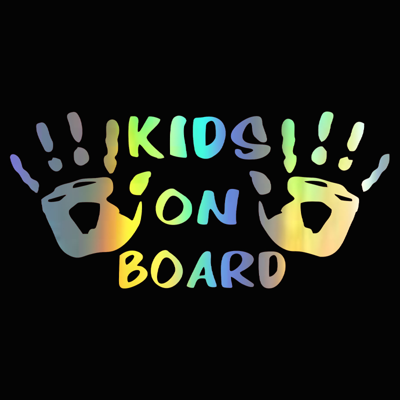 3D Car Sticker KIDS ON BOARD C - Motorcycle Gear Equipment review and price
