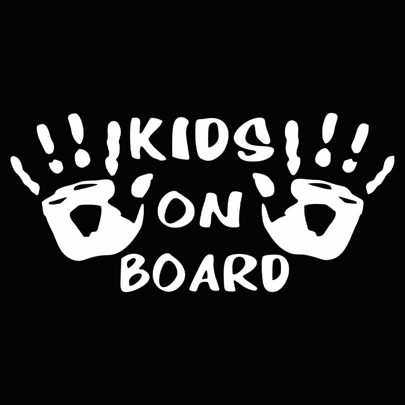 3D Car Sticker KIDS ON BOARD C - Motorcycle Gear Equipment review and price