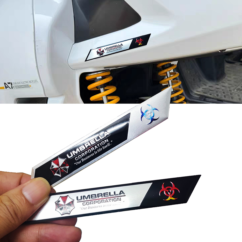 Umbrella 3D Metal Car Stickers - Motorcycle Gear Equipment review and price