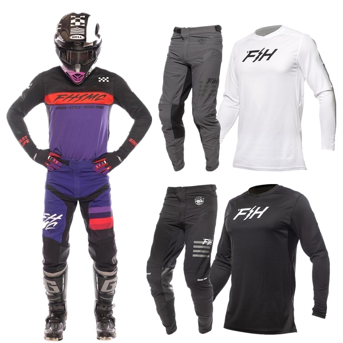 2026 FH Motocross Gear Set Top - Motorcycle Wearing Gear review and price