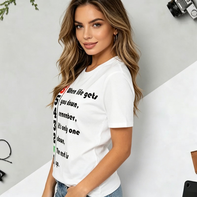 1N23456 Life Quote Graphic T-S - Motorcycle Gear Quotes review and price