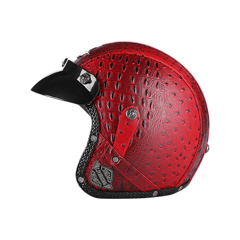 DOT 3/4 Open Face Motorcycle R - Motorcycle Gear Vintage review and price