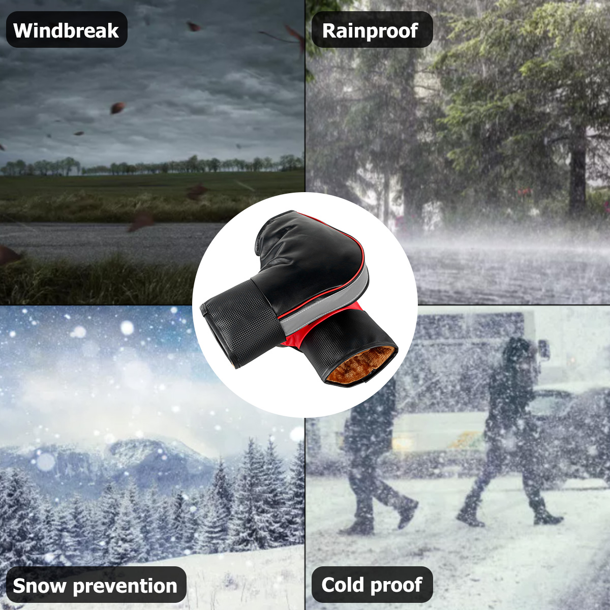 1Pair Motorcycle Handlebar Muf - Motorcycle Gear For Winter review and price