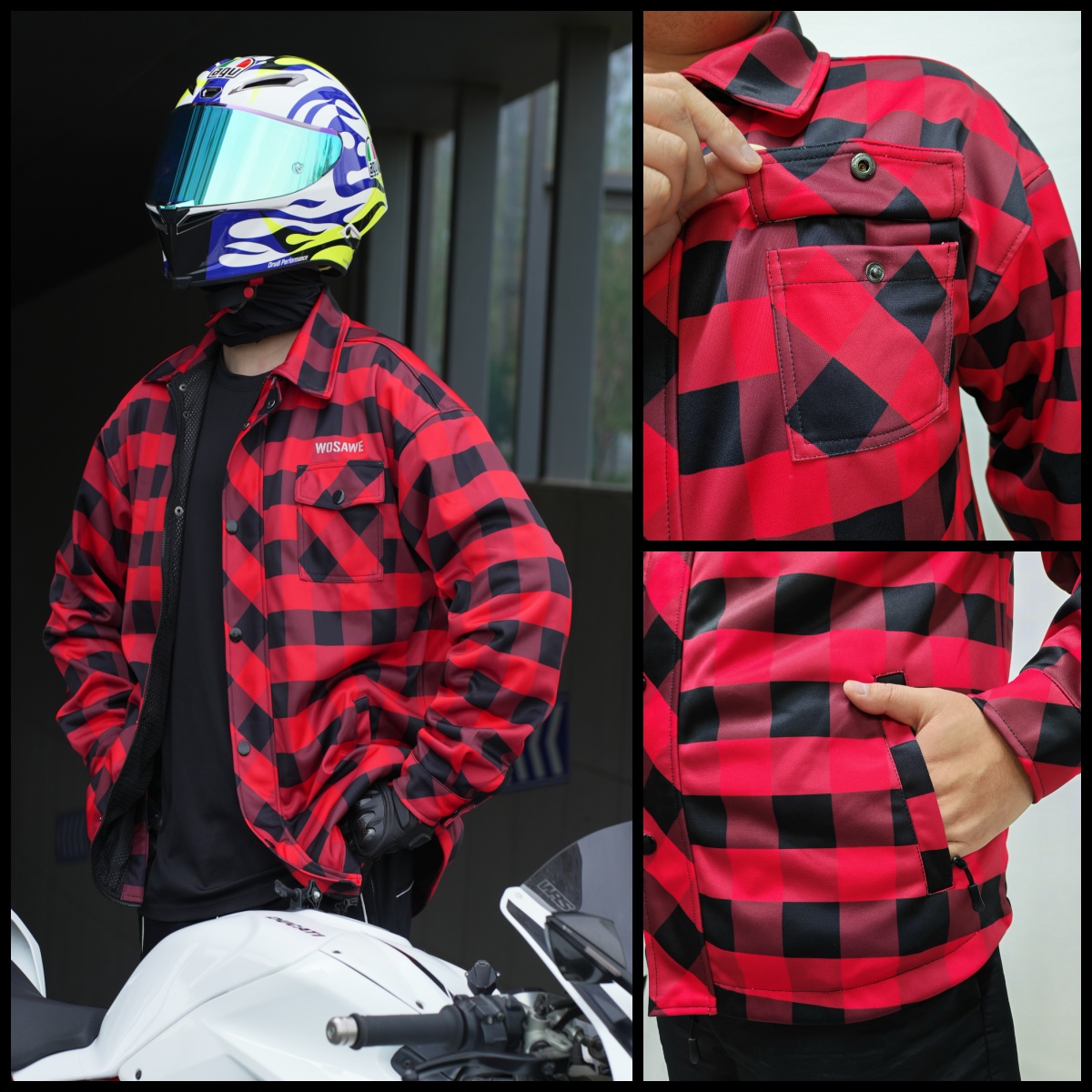 WOSAWE Warm Motorcycle Jacket  - Motorcycle Gear For Winter review and price