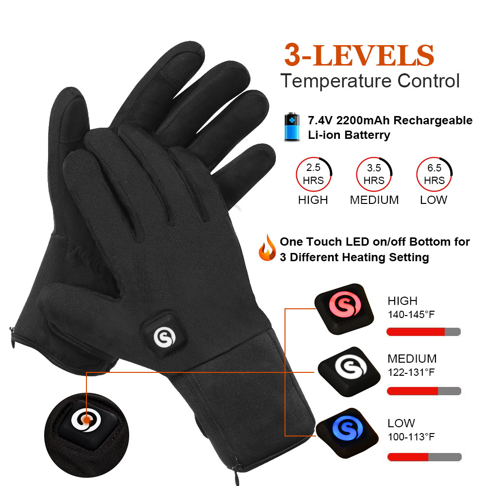 Winter Electric Heated Gloves  - Motorcycle Gear For Winter review and price