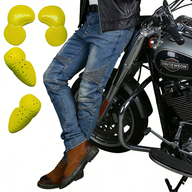 Men's Motorcycle Jeans Blue Di - Motorcycle Wearing Gear review and price